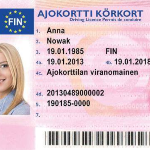 Buy Driving License of Findland