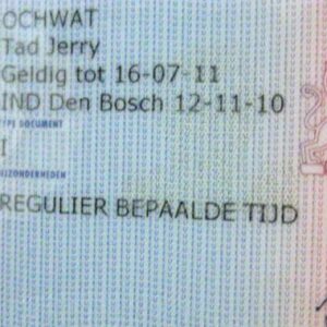 Netherlands Residence Card Docs Global Store